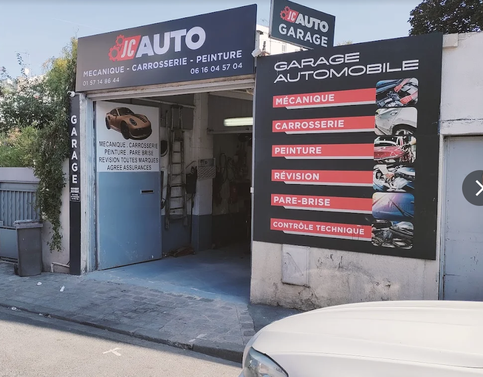 Atelier JC AUTO – Vue du garage